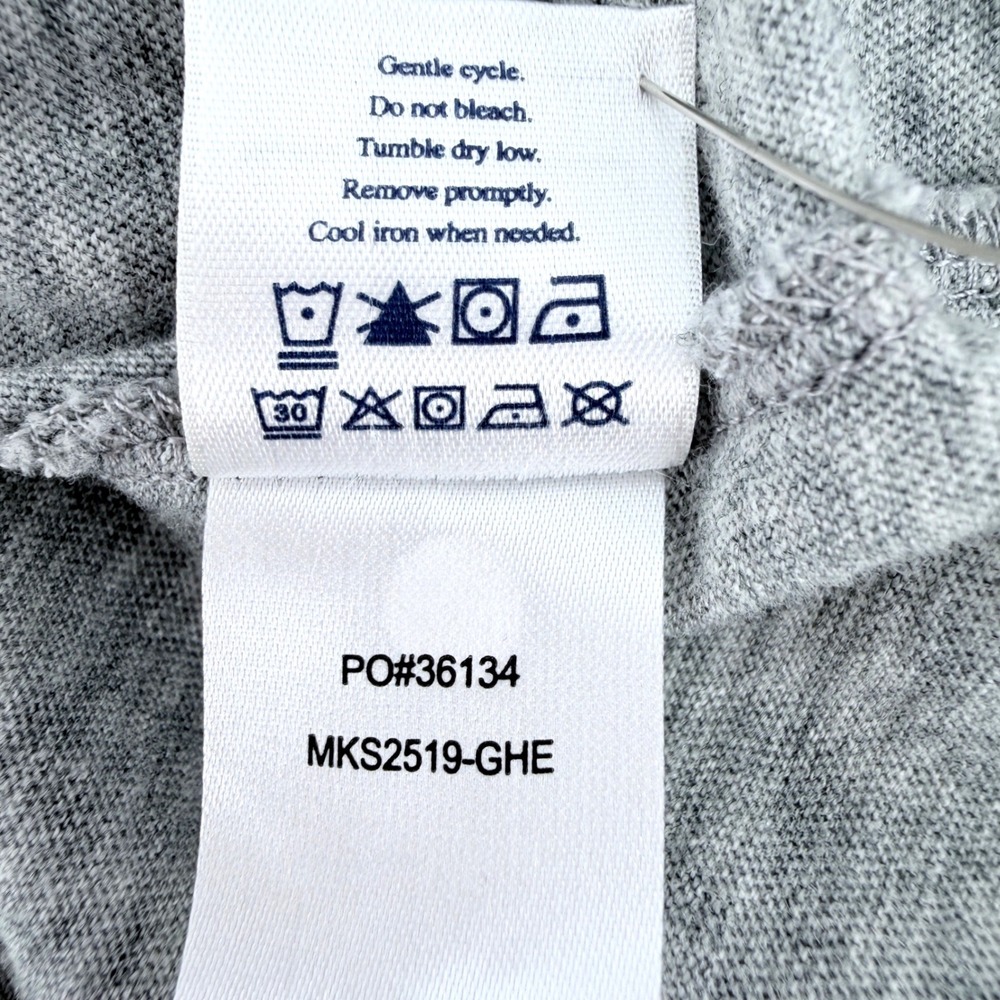 Faherty Sunwashed Pocket Tee Mens Large Grey Organic Cotton MKS2519-GHE NWOT - Picture 6 of 9